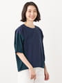 【早割30%OFF対象】コンビネーションボーダーカットソー