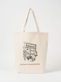 【スペシャルプライス】Ｅｓｐｒｅｓｓｏ　プリントトート