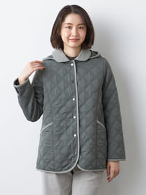 【早割30%OFF対象】Ｗステッチ中綿ジャケット