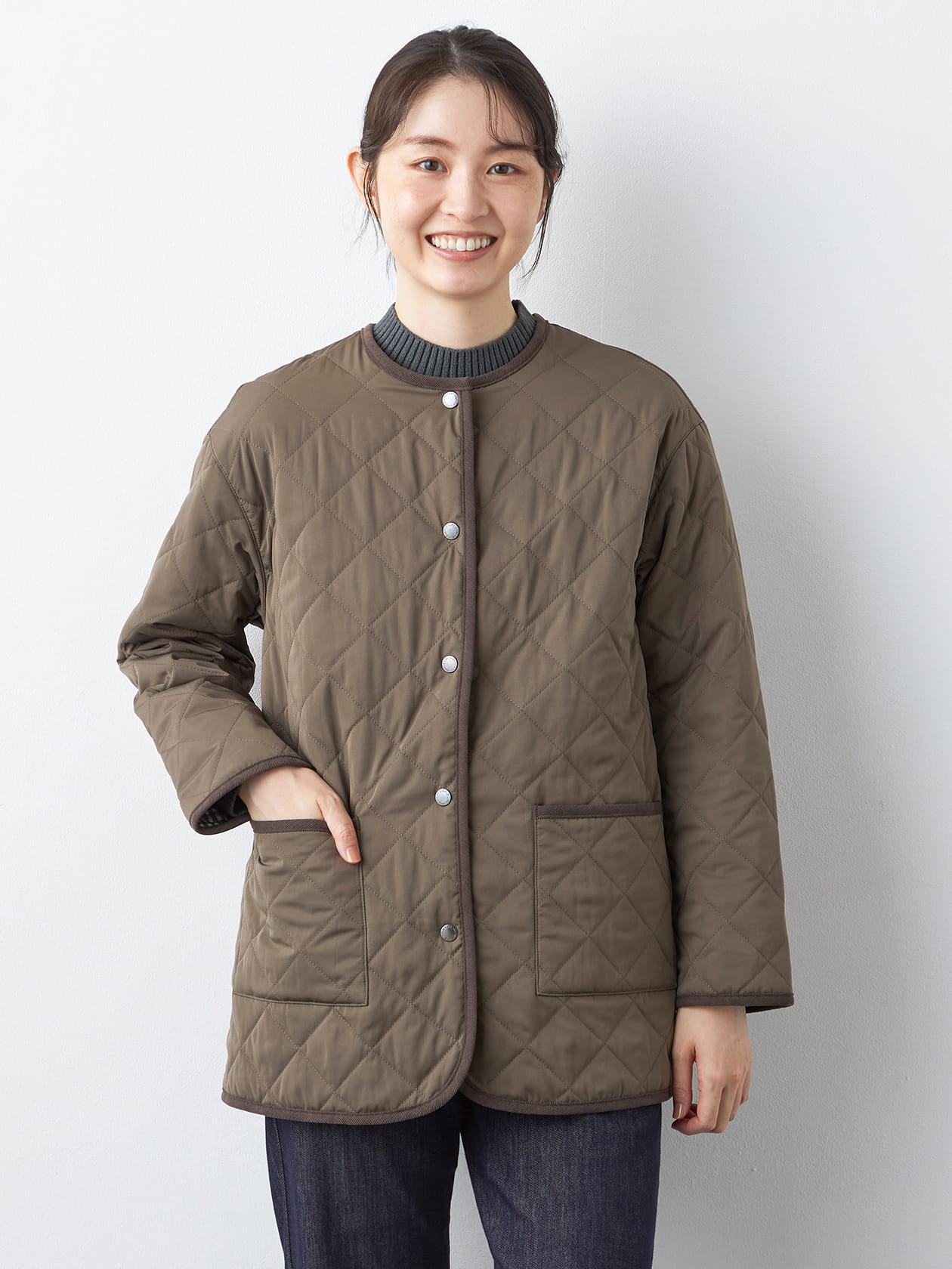 【早割30%OFF対象】ミドルキルティングジャケット