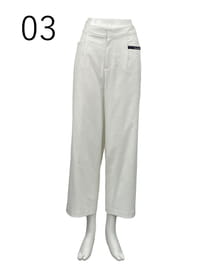 オックスセミワイドパンツ