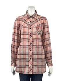 美品 dhal チェックシャツ ダル Dhal No Silket check Regular Shirt | keu