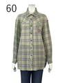 ダブルガーゼチェックシャツ