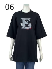 クルーネックカットソーチュニック