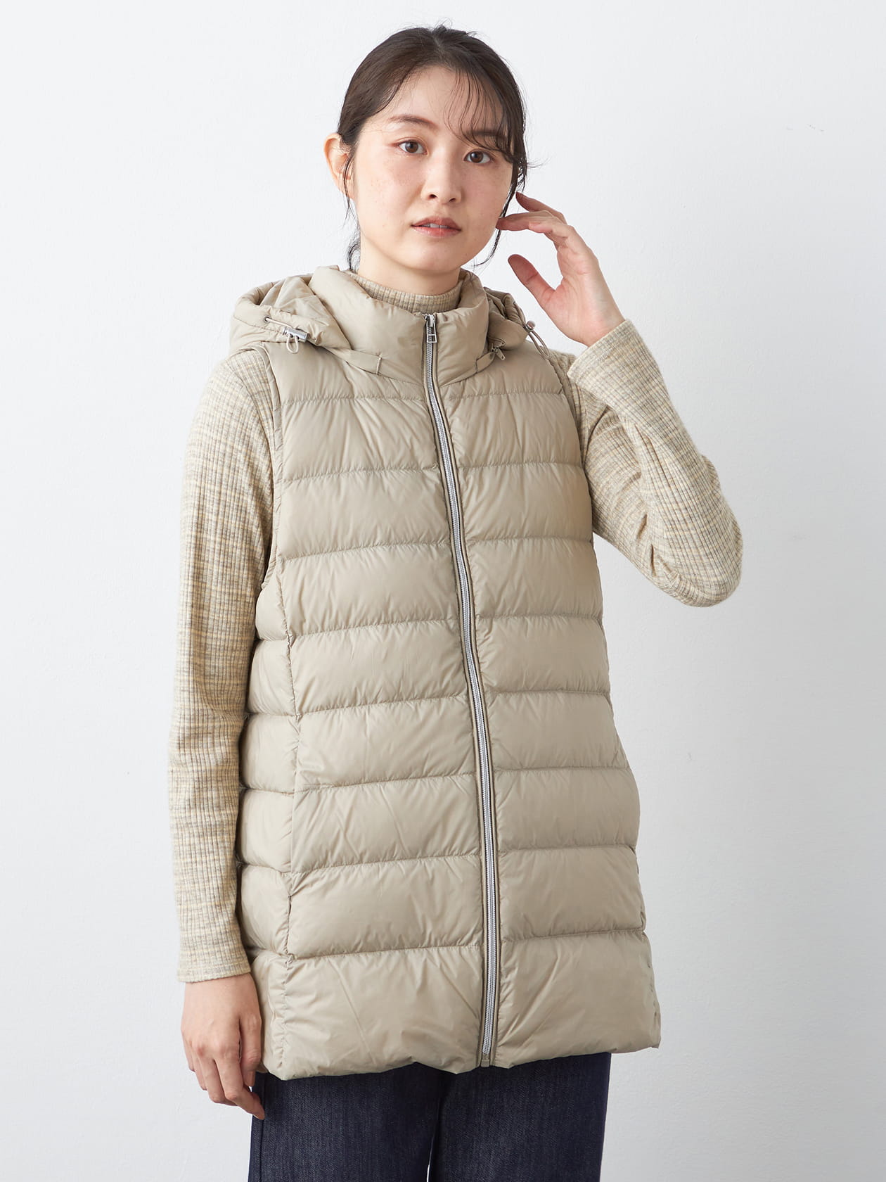 【早割30%OFF対象】ライトフーディミドルベスト