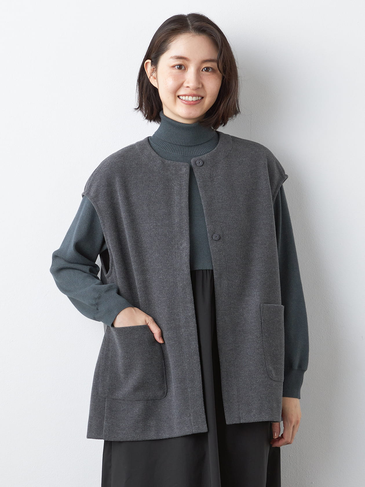 【早割30%OFF対象】ウールライクベスト