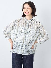 クロスステッチプリント ブラウス