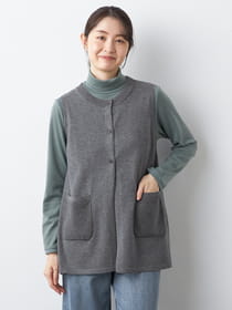 【早割30%OFF対象】プレーティングニットジレ