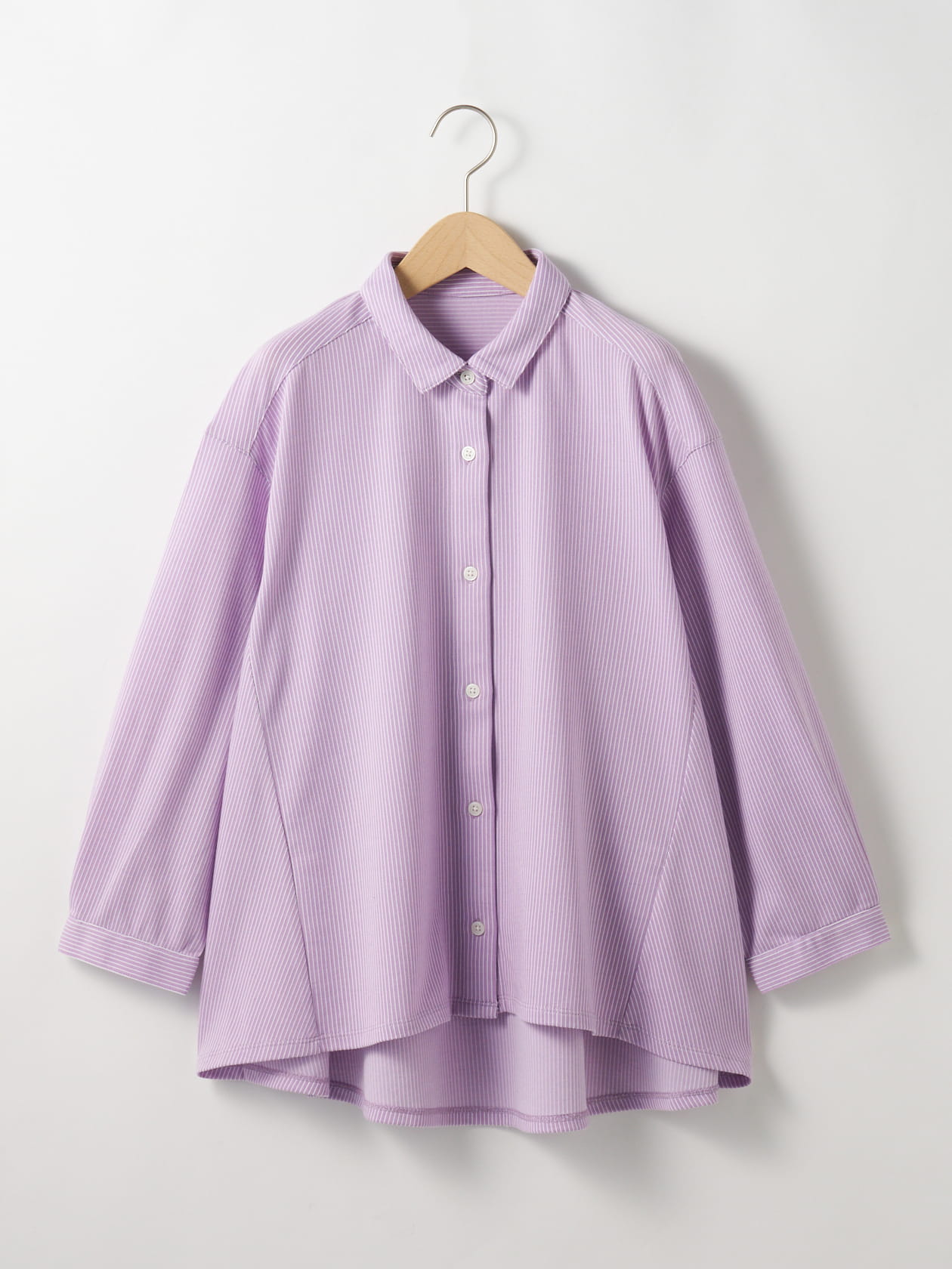 【3buy40%OFF！対象商品】ストライプカットソーブラウス