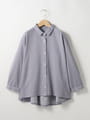 【3buy40%OFF！対象商品】ストライプカットソーブラウス