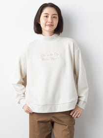 【早割30%OFF対象】裏シャギー刺繍プルオーバー