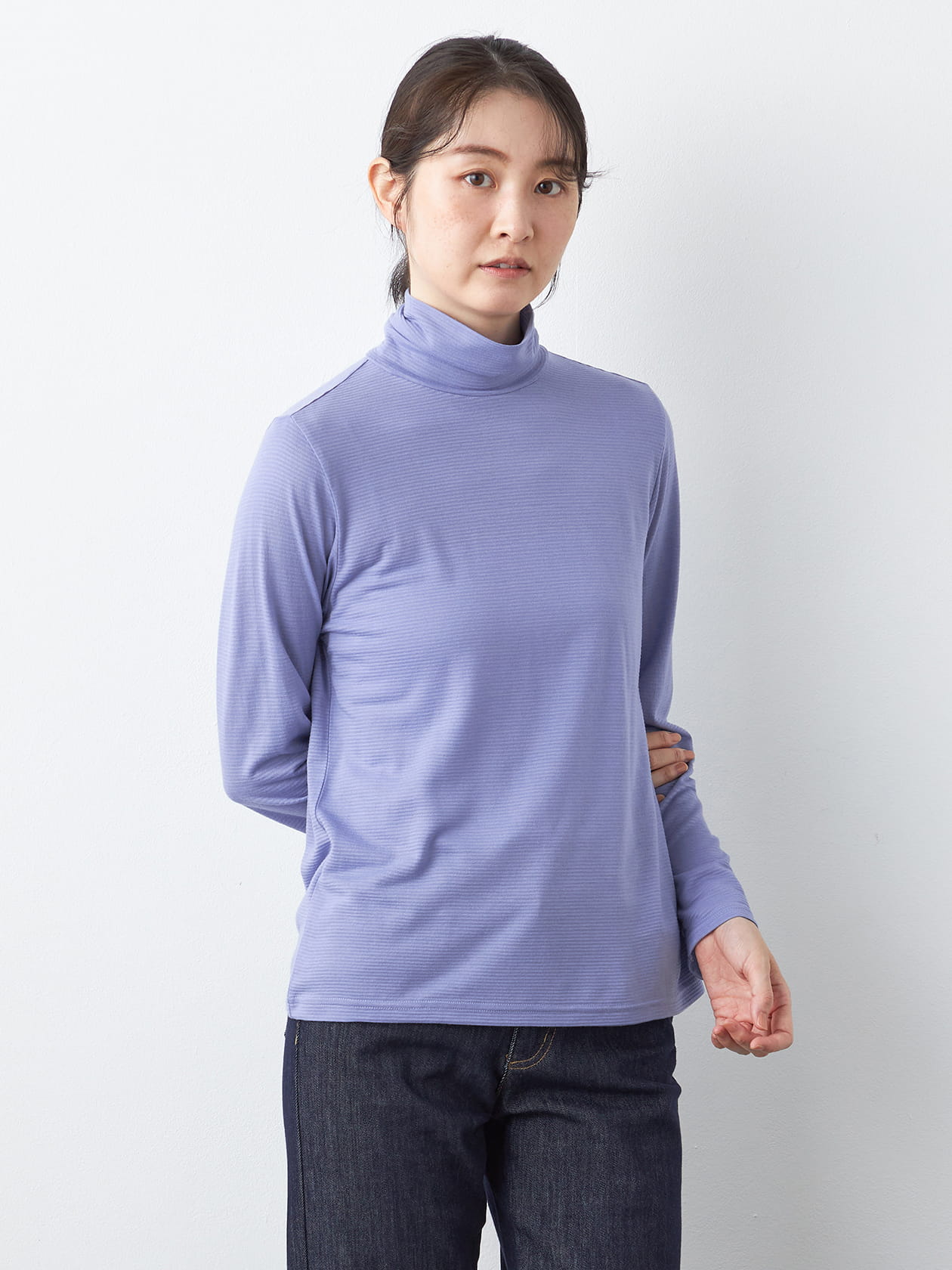 【早割30%OFF対象】ウールベア天タートルプルオーバー