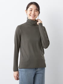 【早割30%OFF対象】ウールベア天タートルプルオーバー