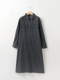 【3buy40%OFF！対象商品】ライトデニムワンピース