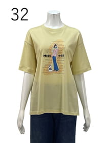 バックスリットＴシャツ