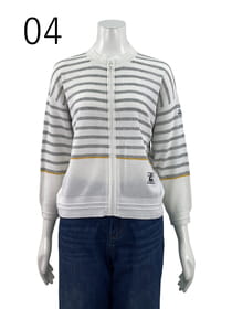 メッシュニットZIPカーディガン