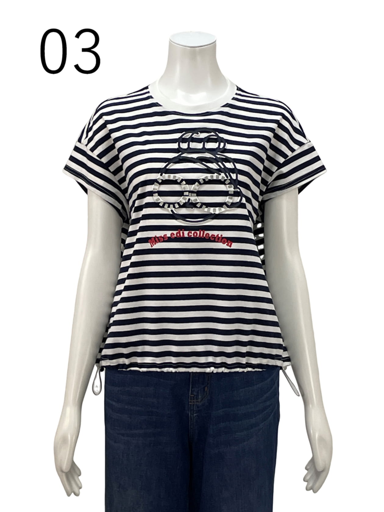 ミスエディコレクション グレー 長袖トレーナー プリント入り MORE SALE 対象商品】ビッグシルエットTシャツ（62430030