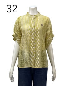 シンプルライフ・グレーププリントシャツ made with LIBERTY グレーププリントシャツ / made with LIBERTY FABRIC（7203245