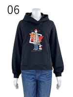 エッフェル塔プリントパーカー ユニセックス ミッドウェイトパーカー Independent Trading Co