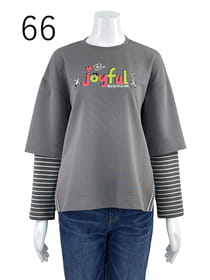 ボーダー ドッキングカットソー