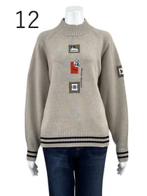 〈アンゴラ混〉ニットプルオーバー