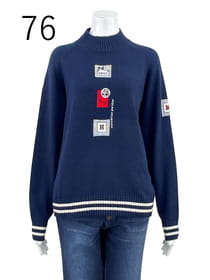 〈アンゴラ混〉ニットプルオーバー