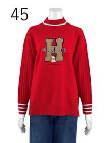 【おまとめ割】アンゴラ混インターシャ プルオーバー