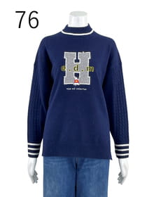 【おまとめ割】アンゴラ混インターシャ プルオーバー