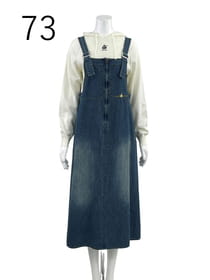 デニム ジャンパースカート