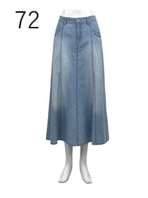 デニム マーメイド フレアースカート