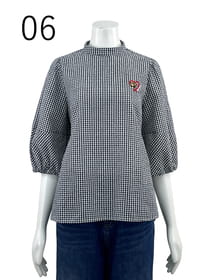 ギンガムチェック ブラウス