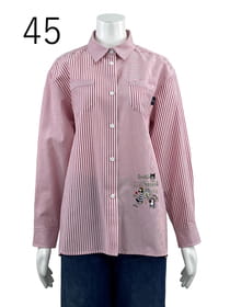 ストライプ柄 組み合わせシャツ