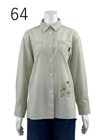 ストライプ柄 組み合わせシャツ