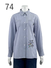 ストライプ柄 組み合わせシャツ