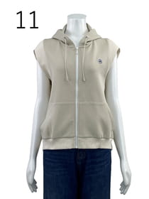 カットソー・フード付き ベスト