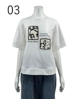 アップリケ刺繍 Tシャツ（62640020）｜ミスエディコレクション(Miss