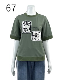 アップリケ刺繍 Ｔシャツ
