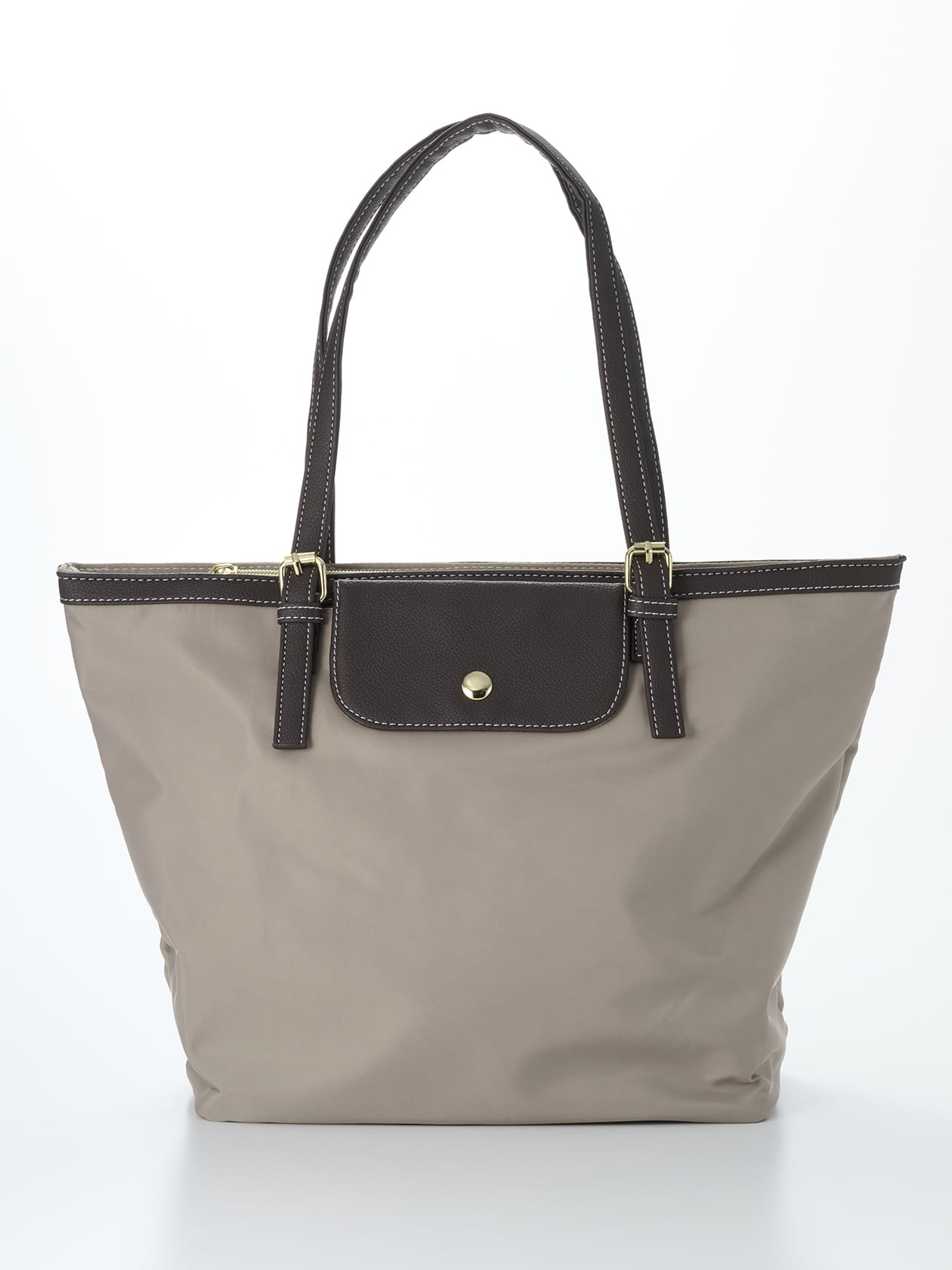 【A4対応】【軽量】【撥水】合皮×ナイロン トートバッグ