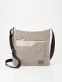 【軽量】【3層】リンクルナイロン 縦型 ショルダーバッグ