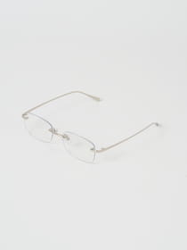 SLIT RIMLESS SUNGLASSES
