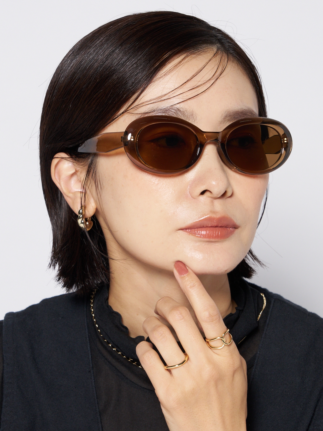 AIRE OVAL SUNGLASSES