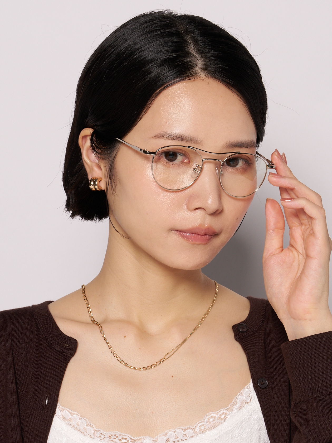 SLIT ROUND SUNGLASSES