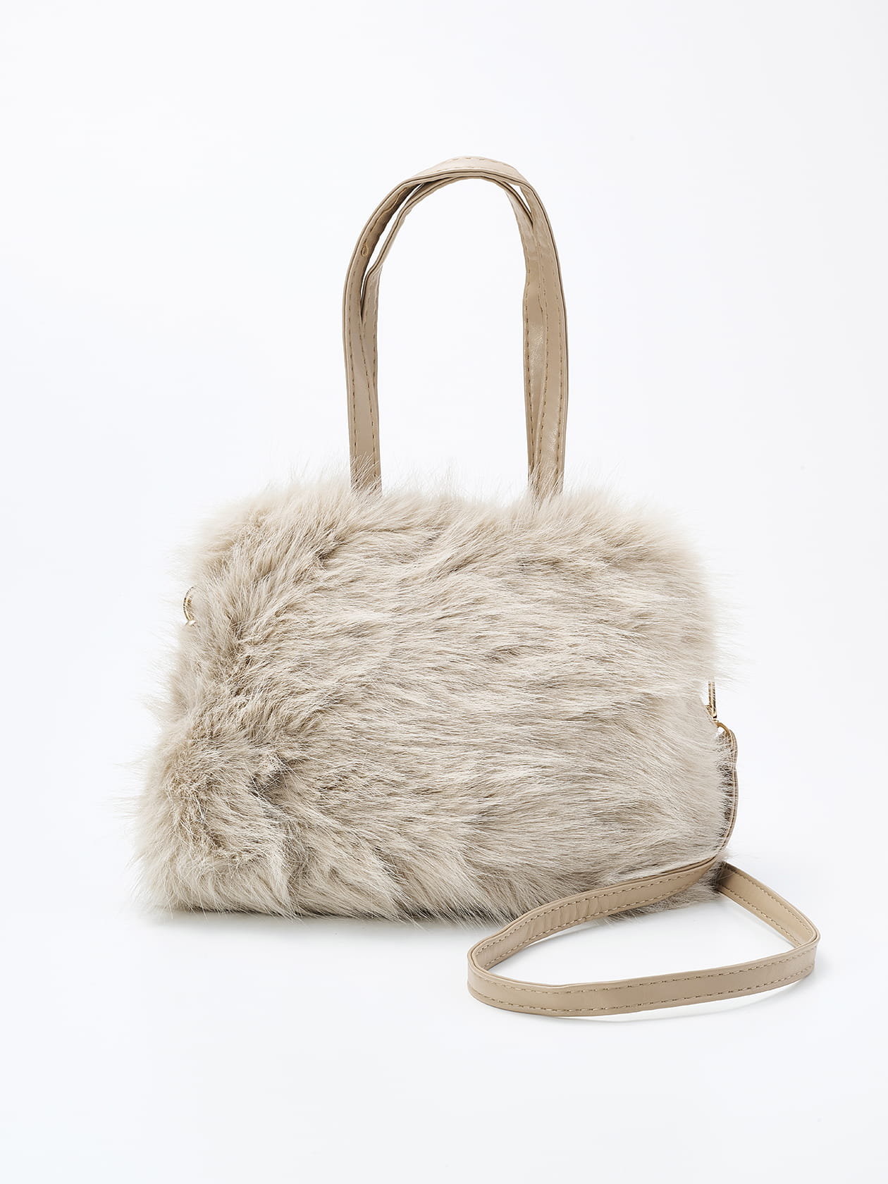 【WEB限定】【2WAY】シャギー フェイクファー トートバッグ