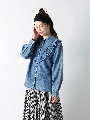 【PRIME denim】ヨーク切り替えフリルブラウス