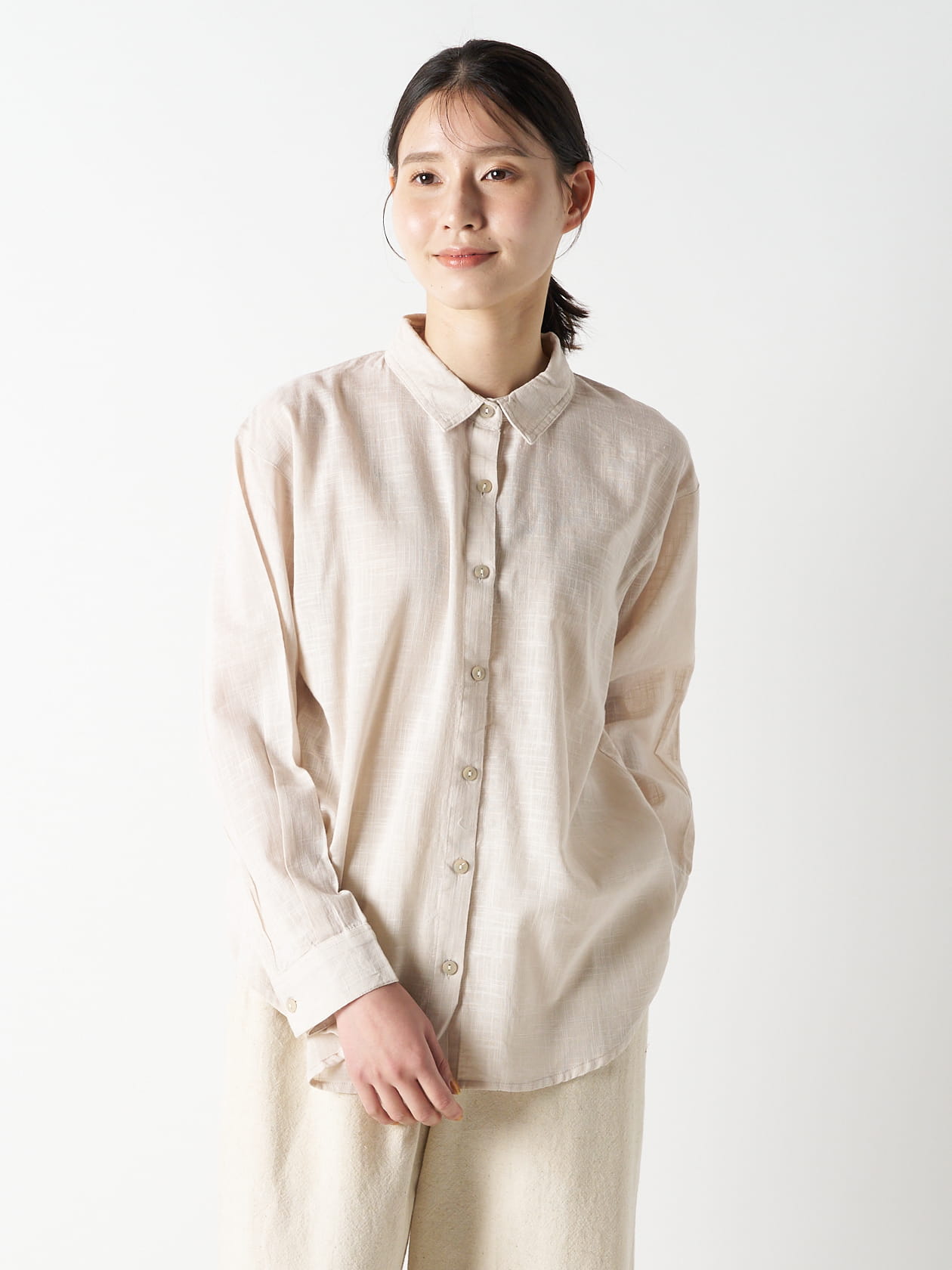 バックタックベーシックシャツ