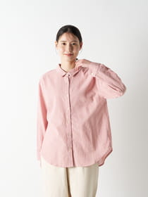 先染めバックタックベーシックシャツ