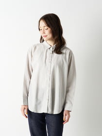 先染めバックタックベーシックシャツ