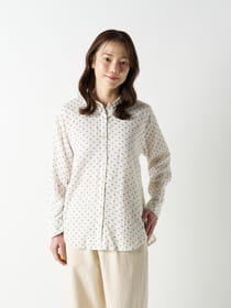 先染めバックタックベーシックシャツ