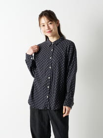 先染めバックタックベーシックシャツ