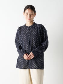 ショルダーギャザーブラウス